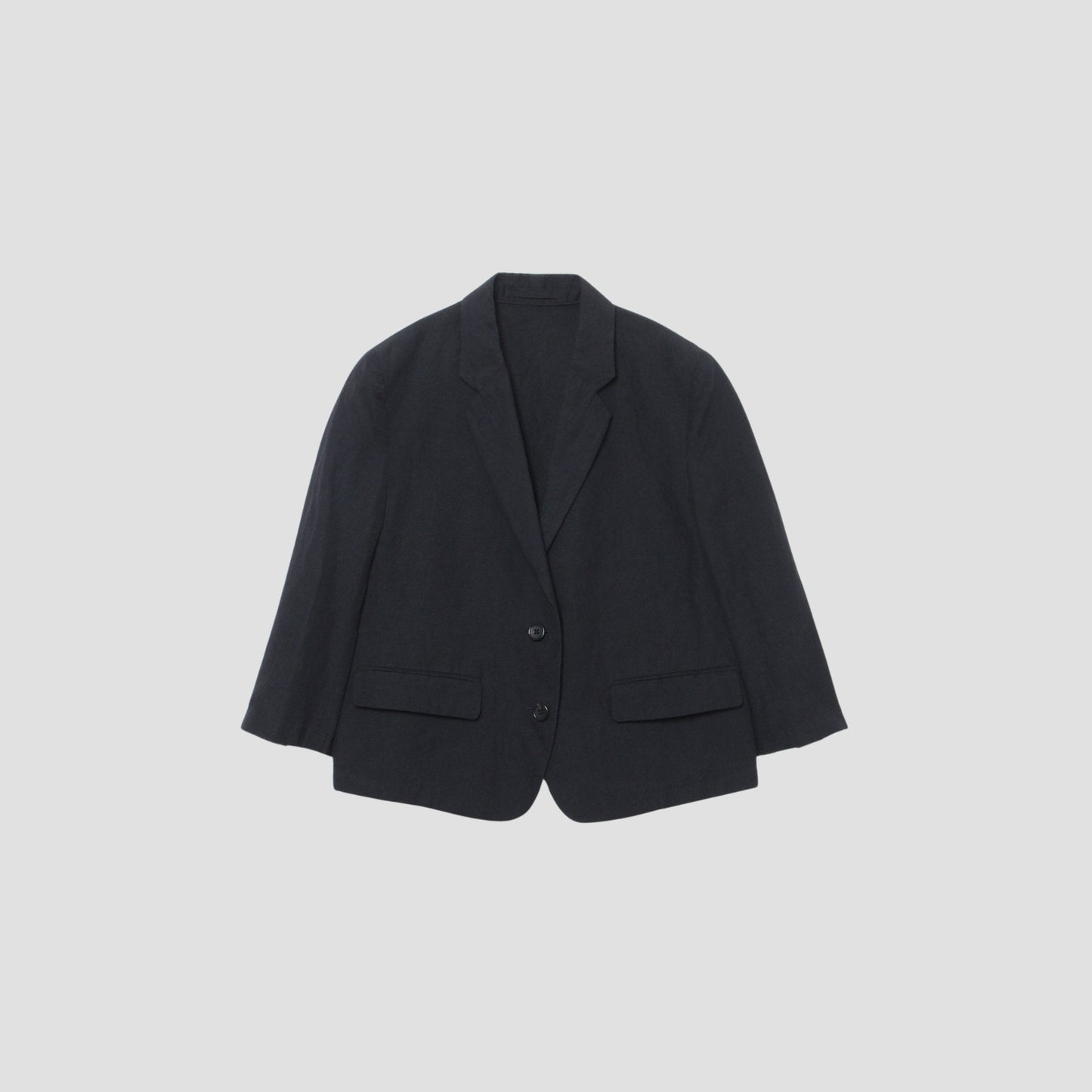 PLAIN WEAVE LINEN COTTON JACKET