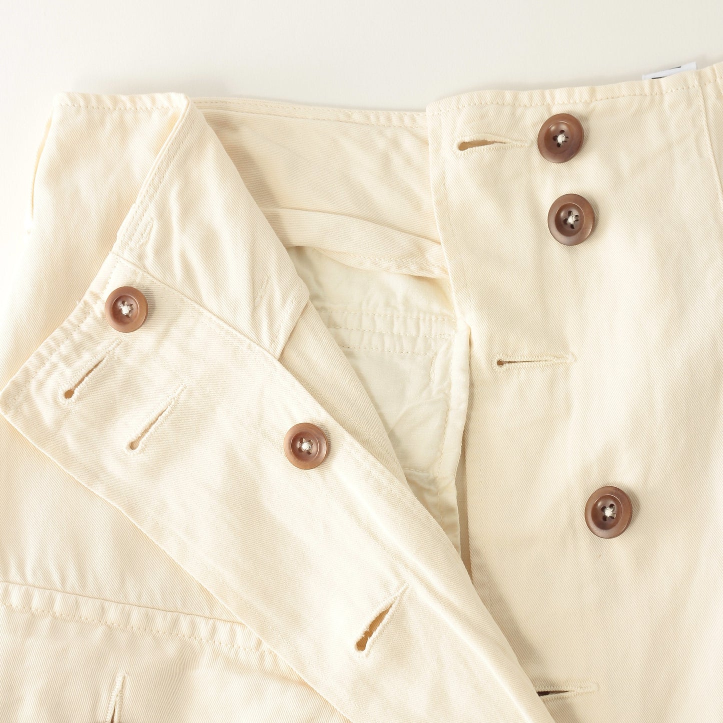 HIGHTWISTED COTTON LINEN SKIRT