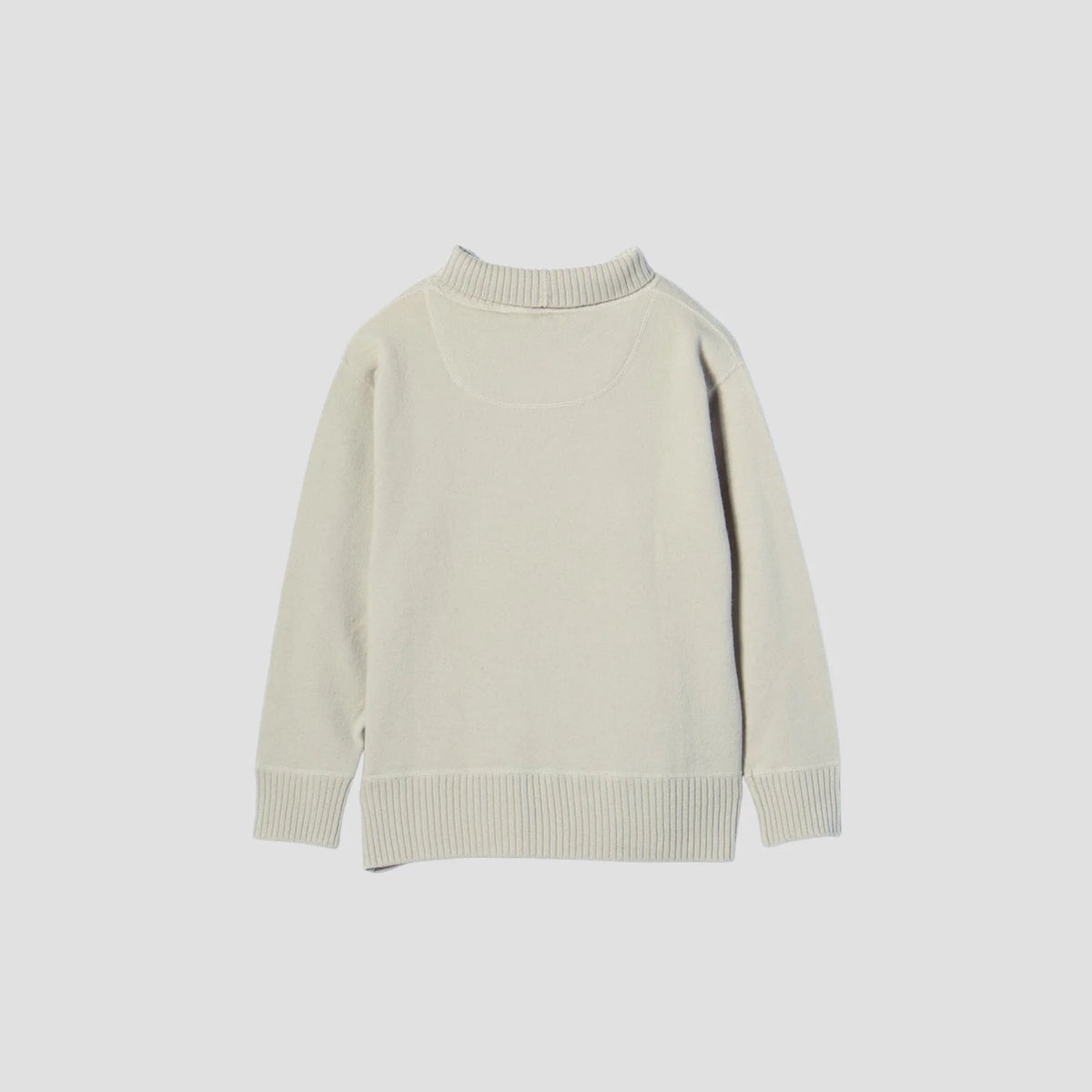 FELTED ROUGH WOOL KNIT