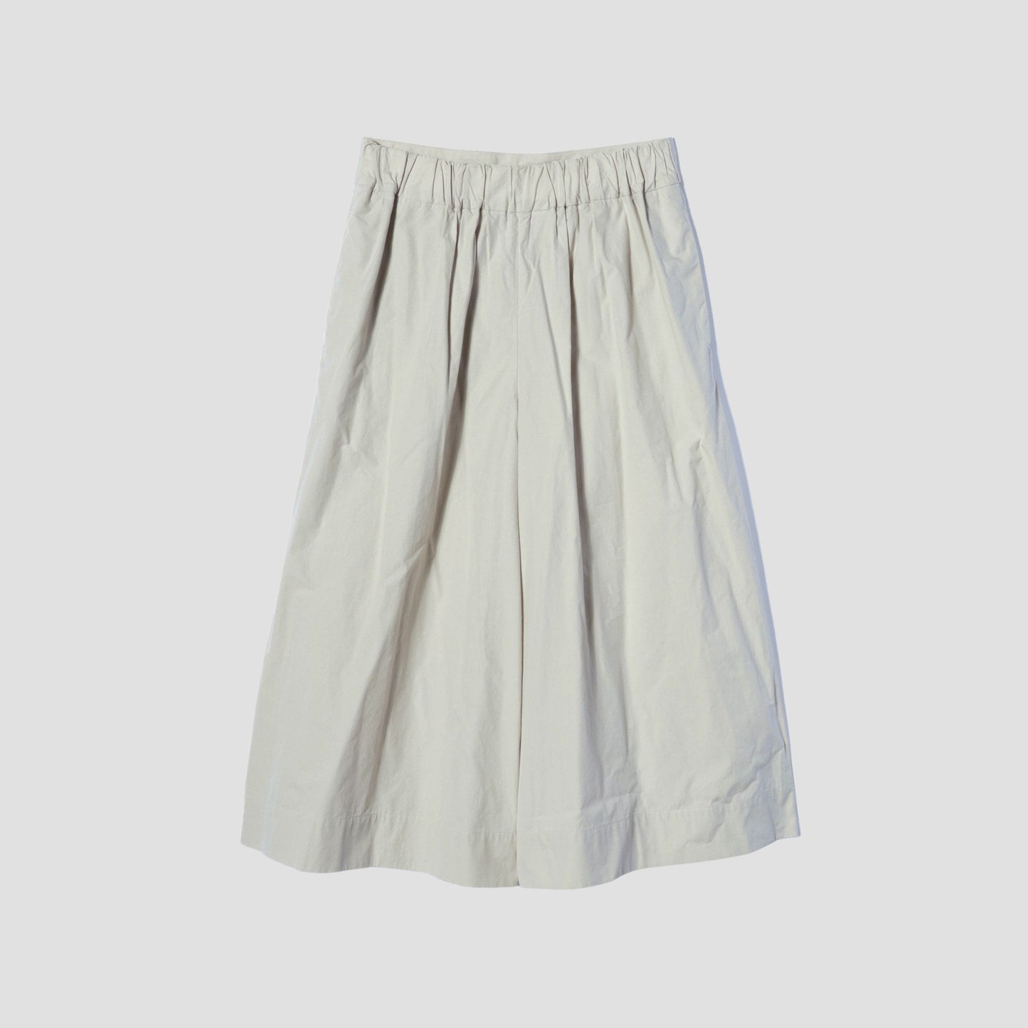 WASHED COTTON POPLIN TROUSERS
