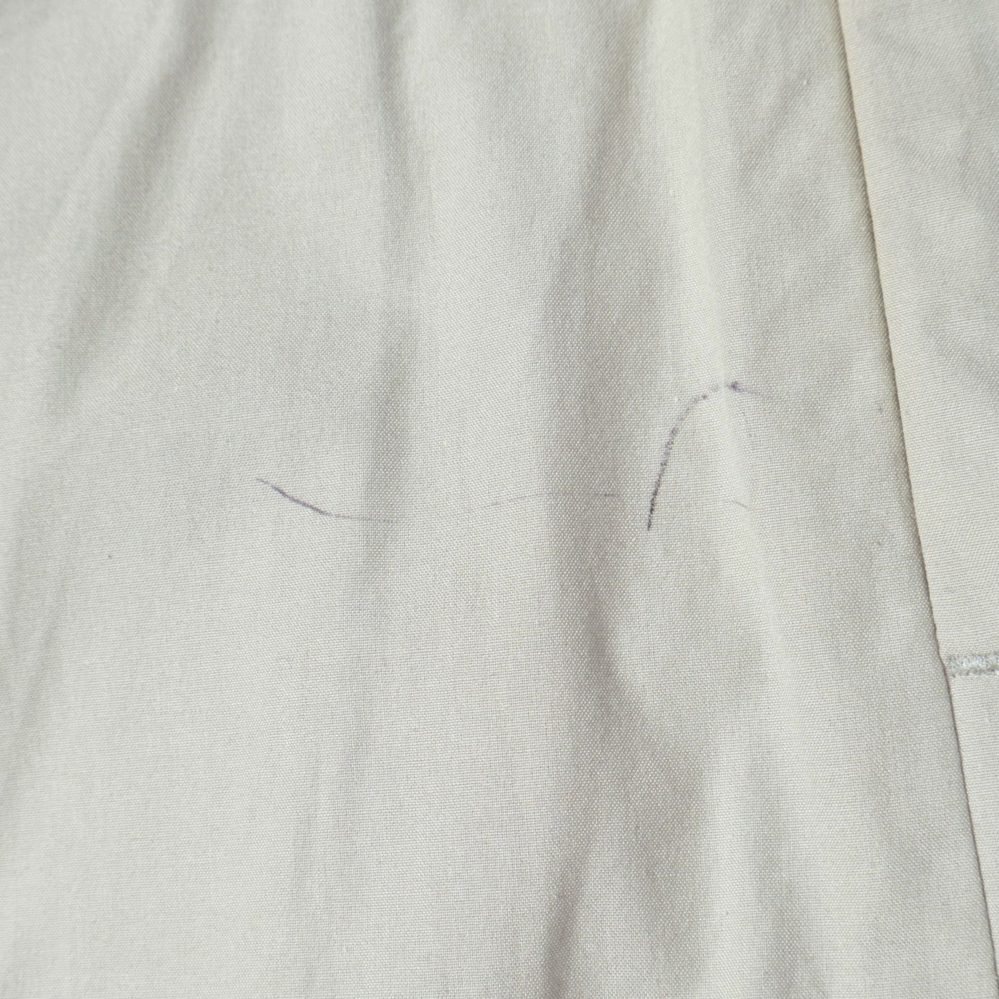 WASHED COTTON POPLIN TROUSERS
