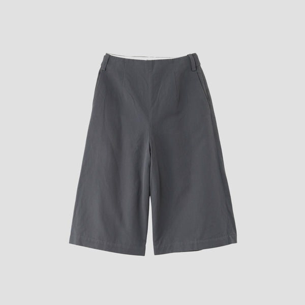 COTTON LINEN CANVAS TROUSERS