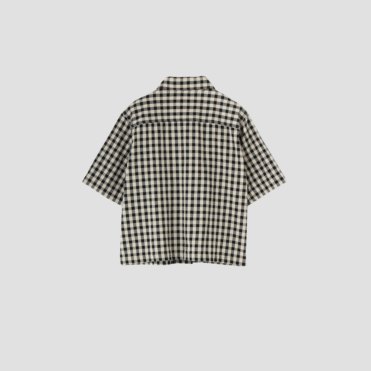 NATURAL COTTON GINGHAM SHIRT