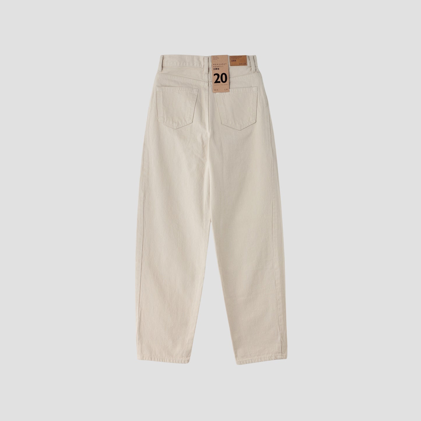 WHITE DENIM TROUSERS