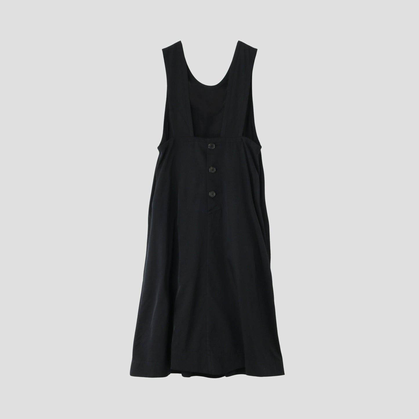 GLAZED COTTON CUPRA DRESS