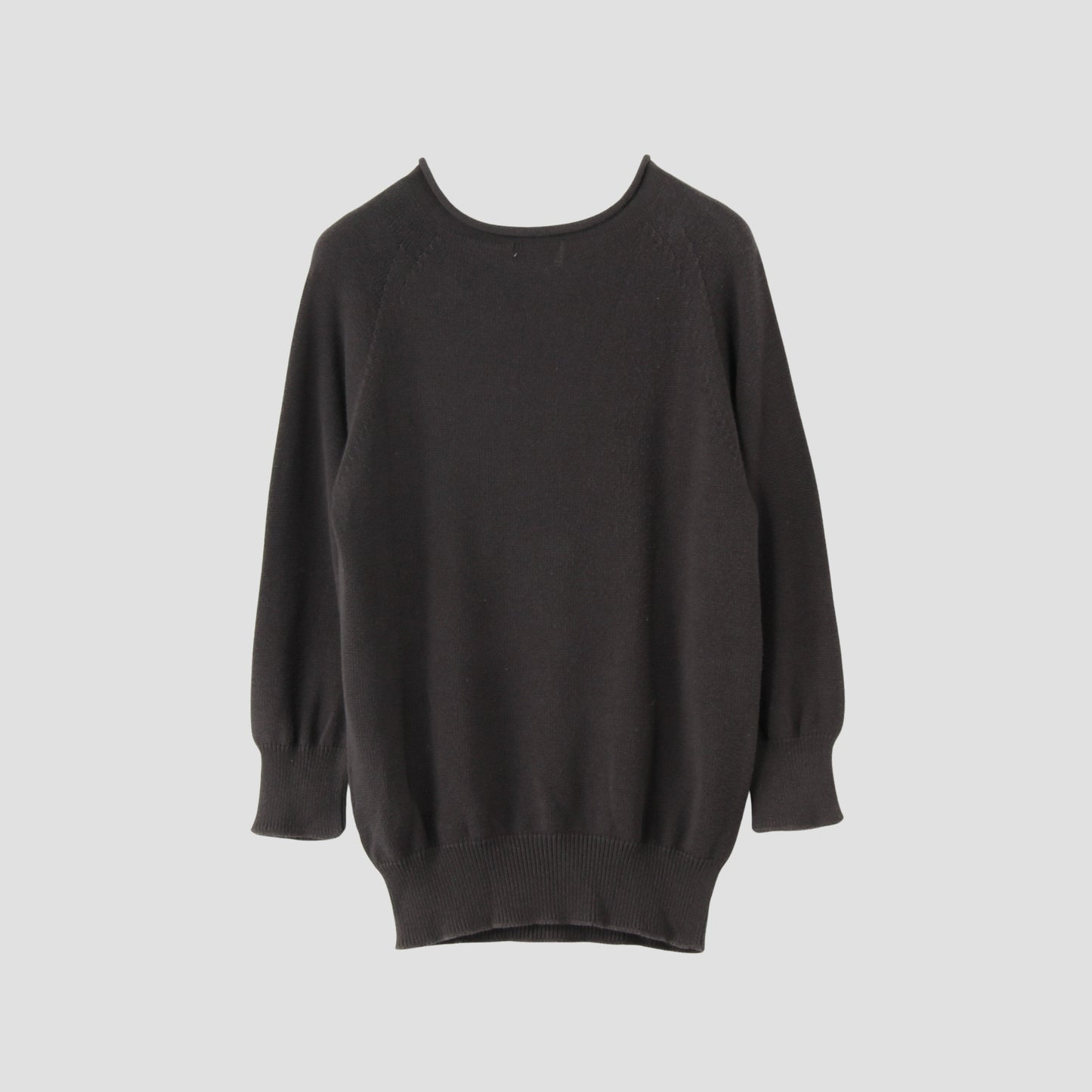 CAST OFF ROLL NECK KNIT