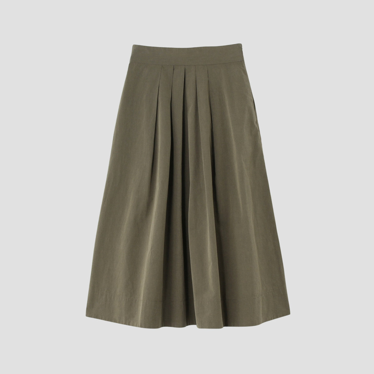 COTTON CHAMBRAY SKIRT