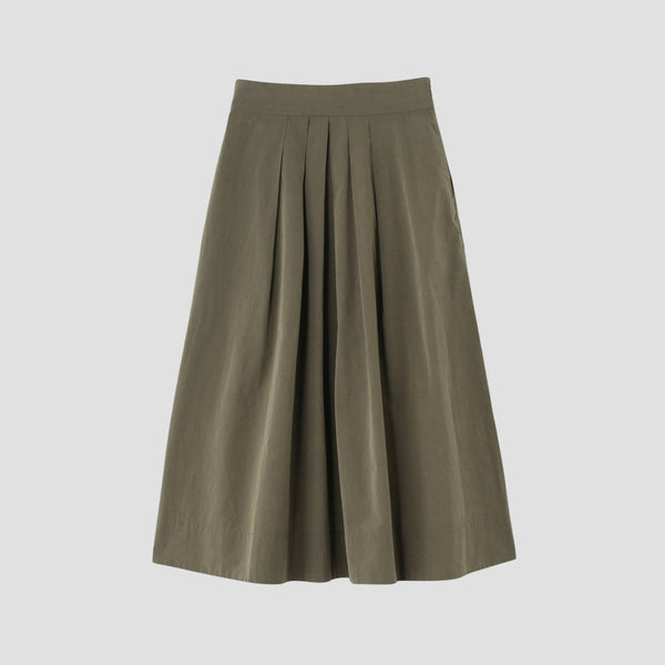 COTTON CHAMBRAY SKIRT