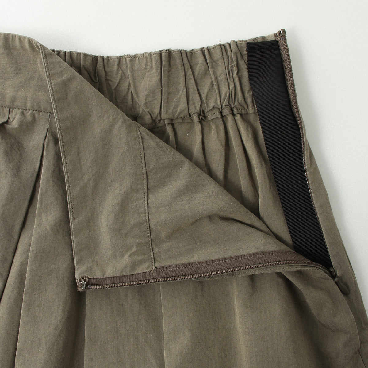 COTTON CHAMBRAY SKIRT