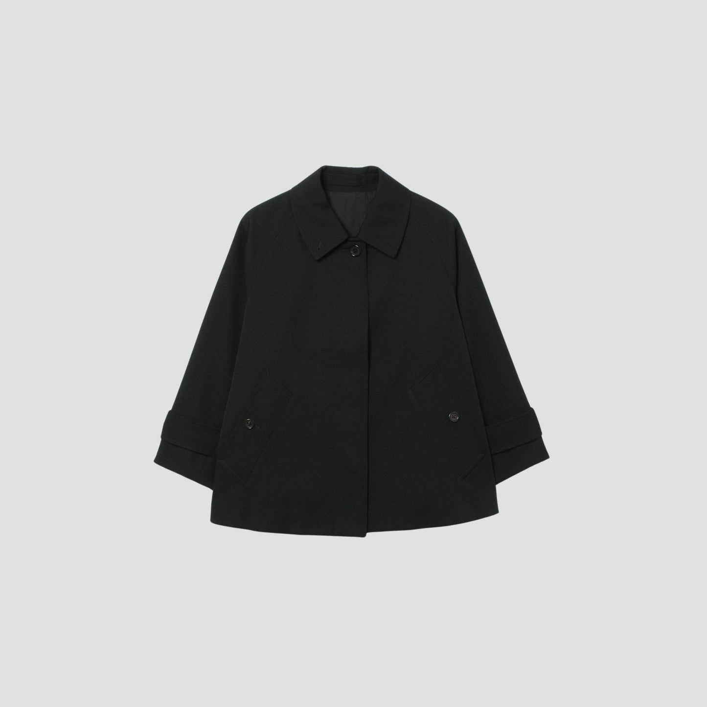 COTTON WOOL TWILL COAT