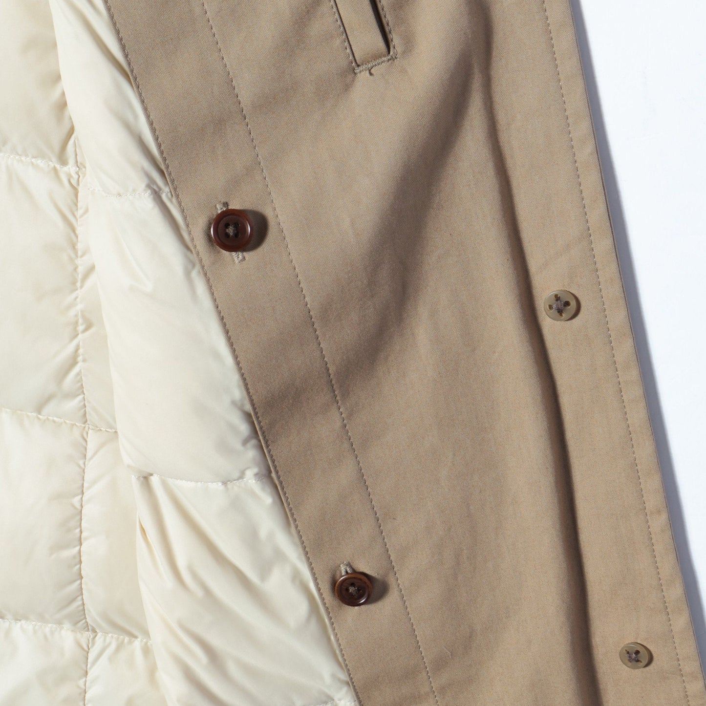 FINE TOUGH POPLIN COAT