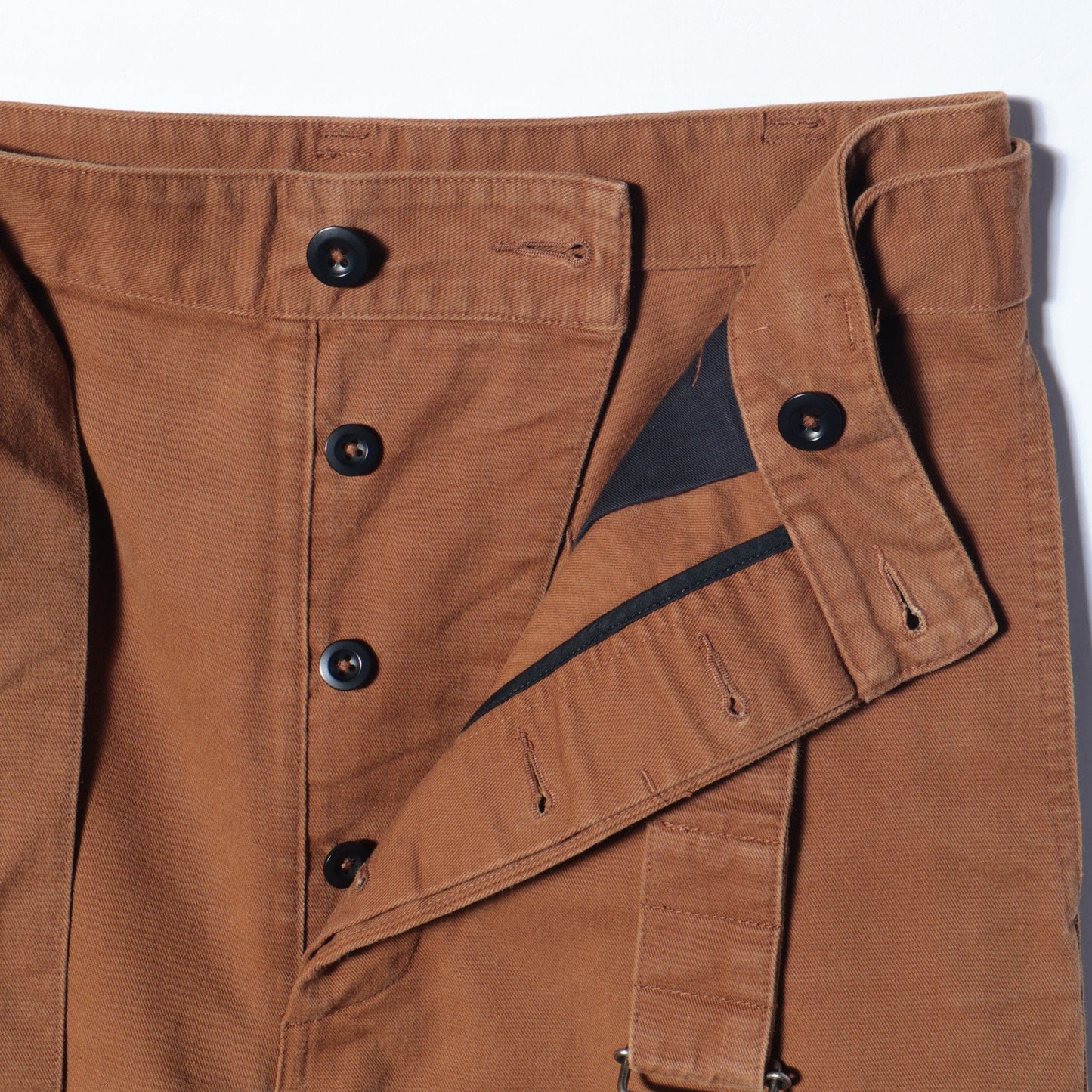 WASHED COTTON DRILL TROUSERS