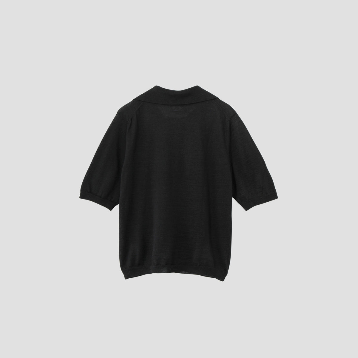 POLO COLLAR JUMPER KNIT