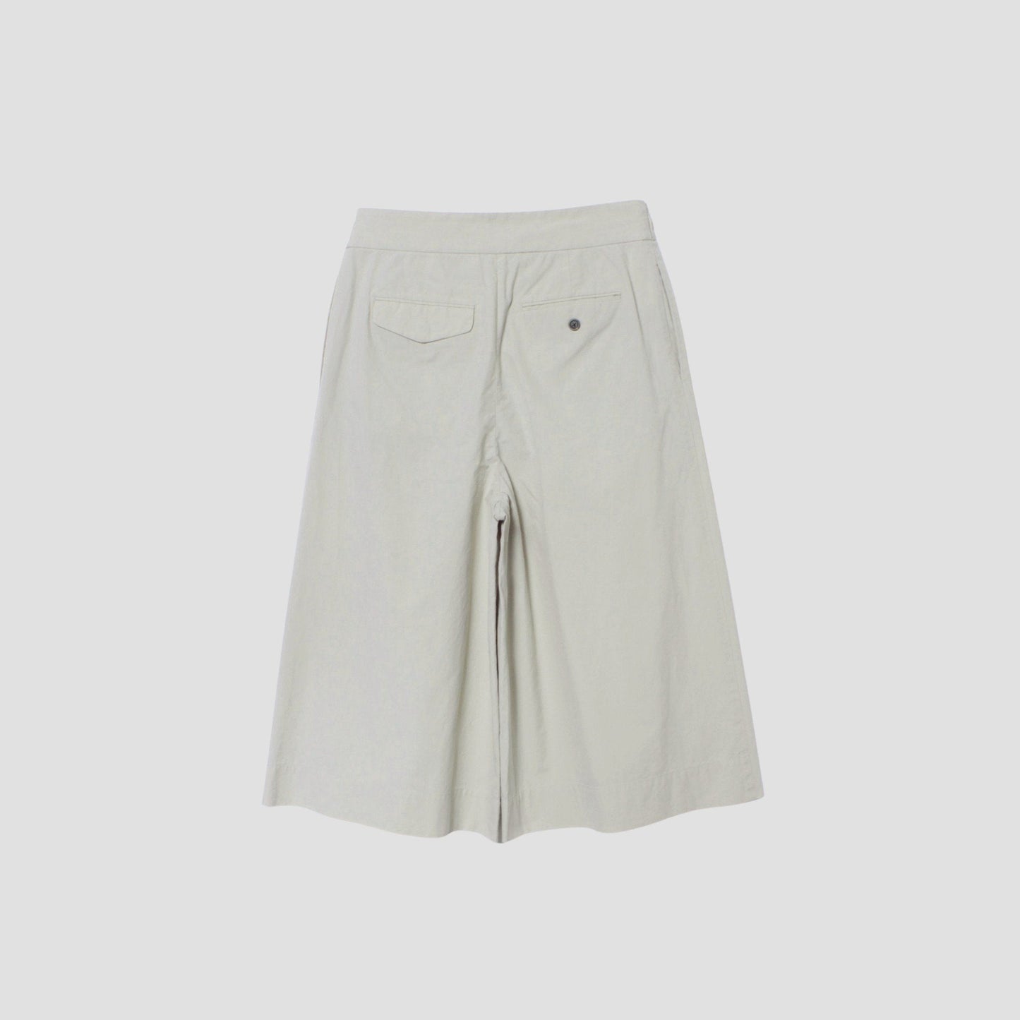 WASHED COTTON POPLIN TROUSERS