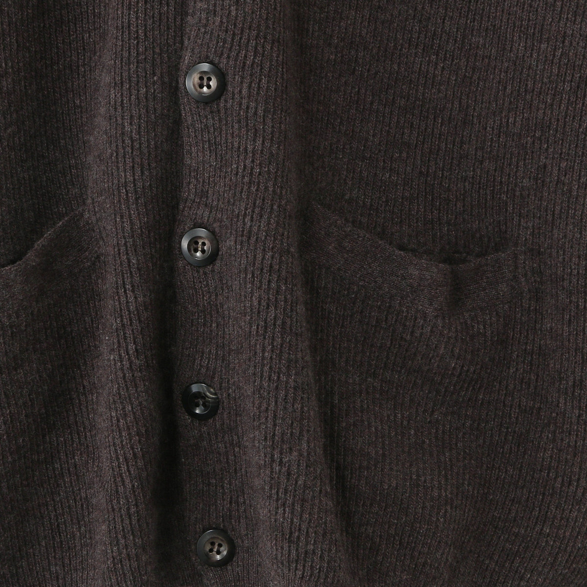 LAMBSWOOL HIGH BREAK CARDIGAN KNIT