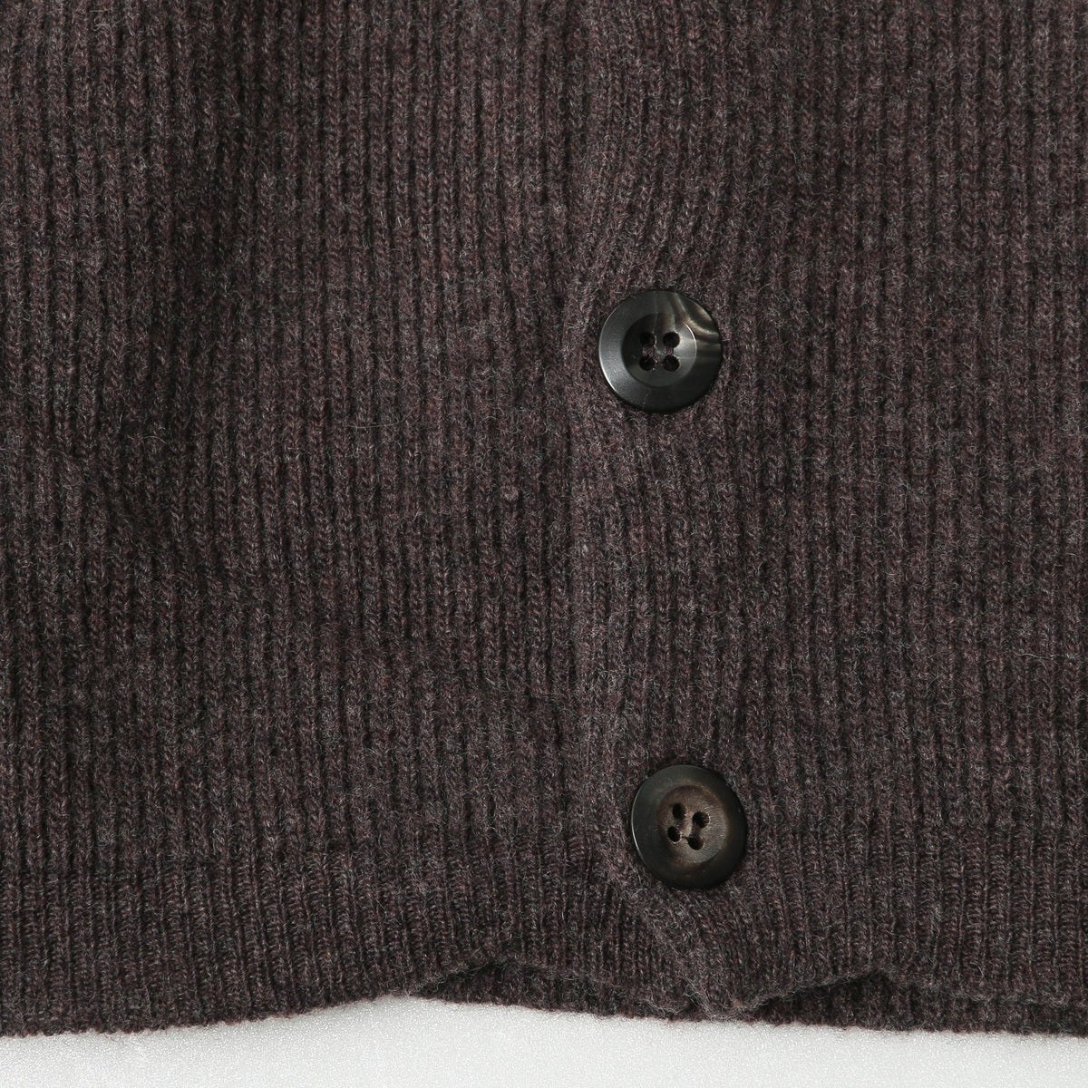 LAMBSWOOL HIGH BREAK CARDIGAN KNIT