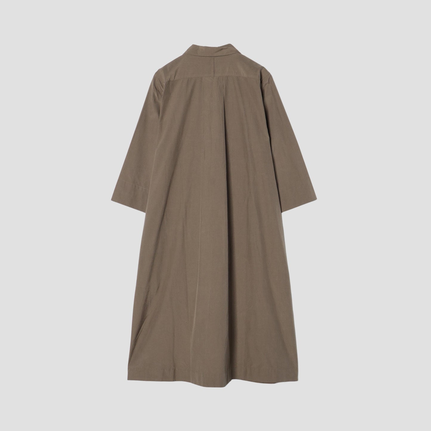 SILK COTTON POPLIN DRESS