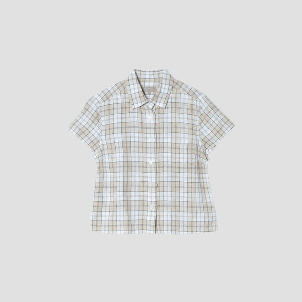 LINEN TARTAN SHIRT