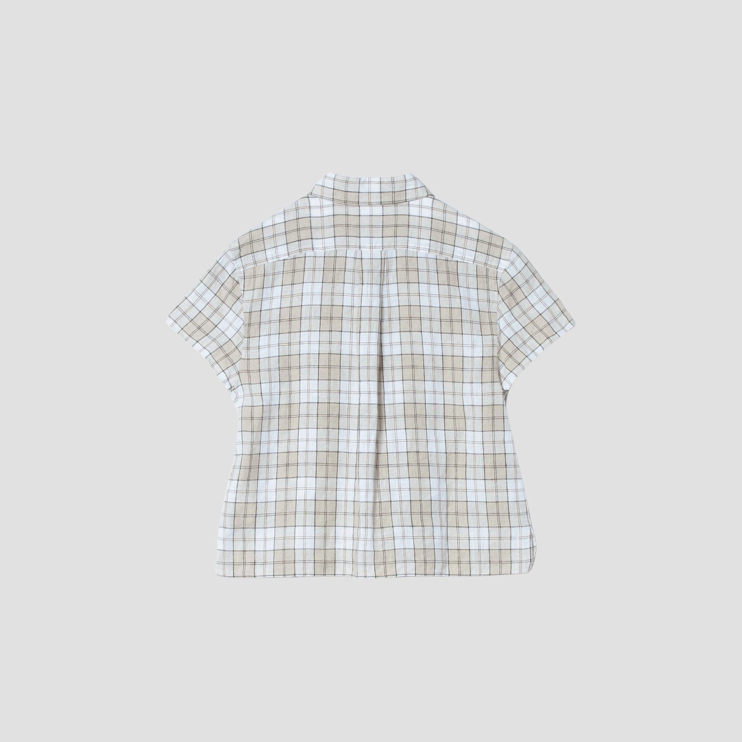 LINEN TARTAN SHIRT