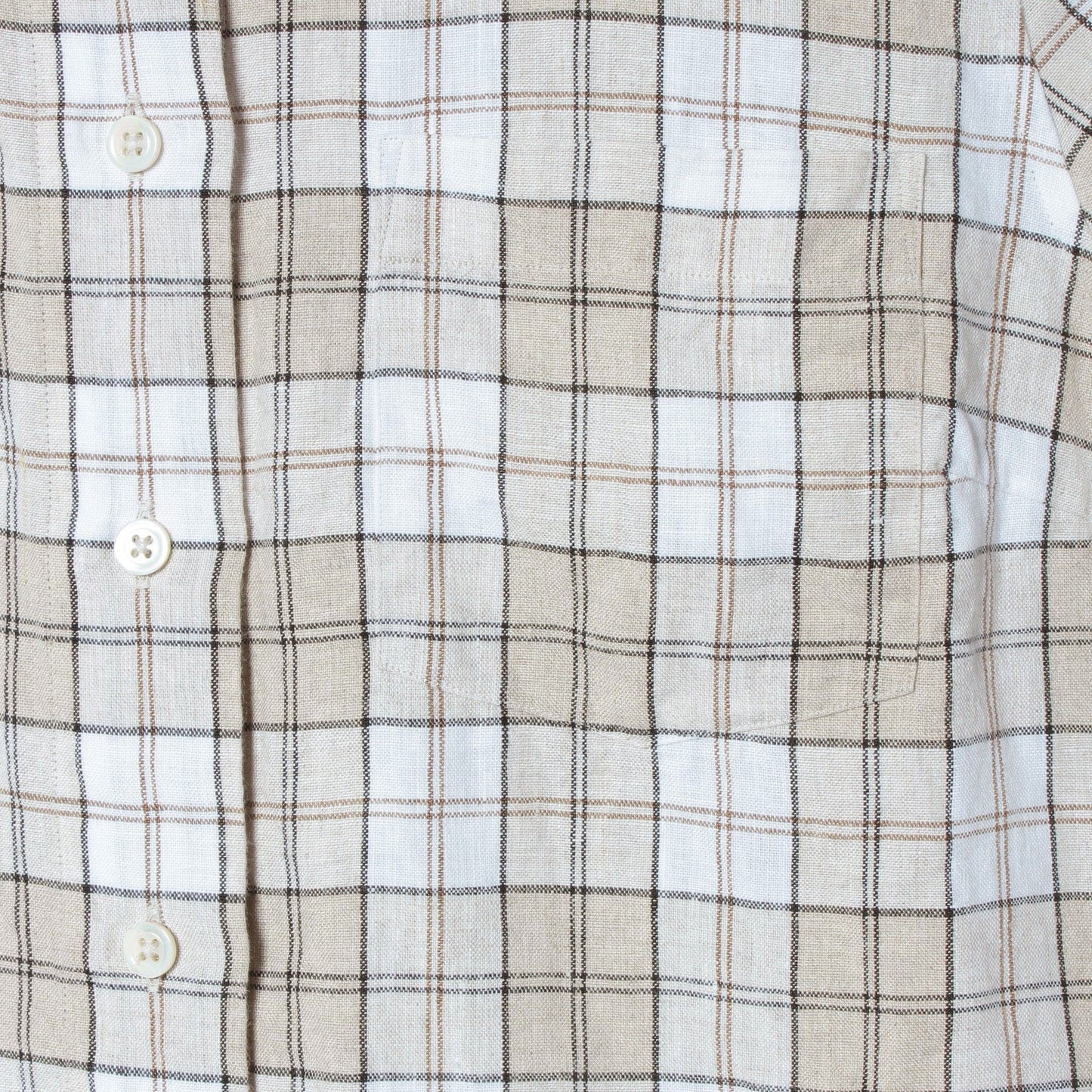 LINEN TARTAN SHIRT