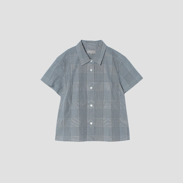 GINGHAM OVERCHECK COTTON SHIRT