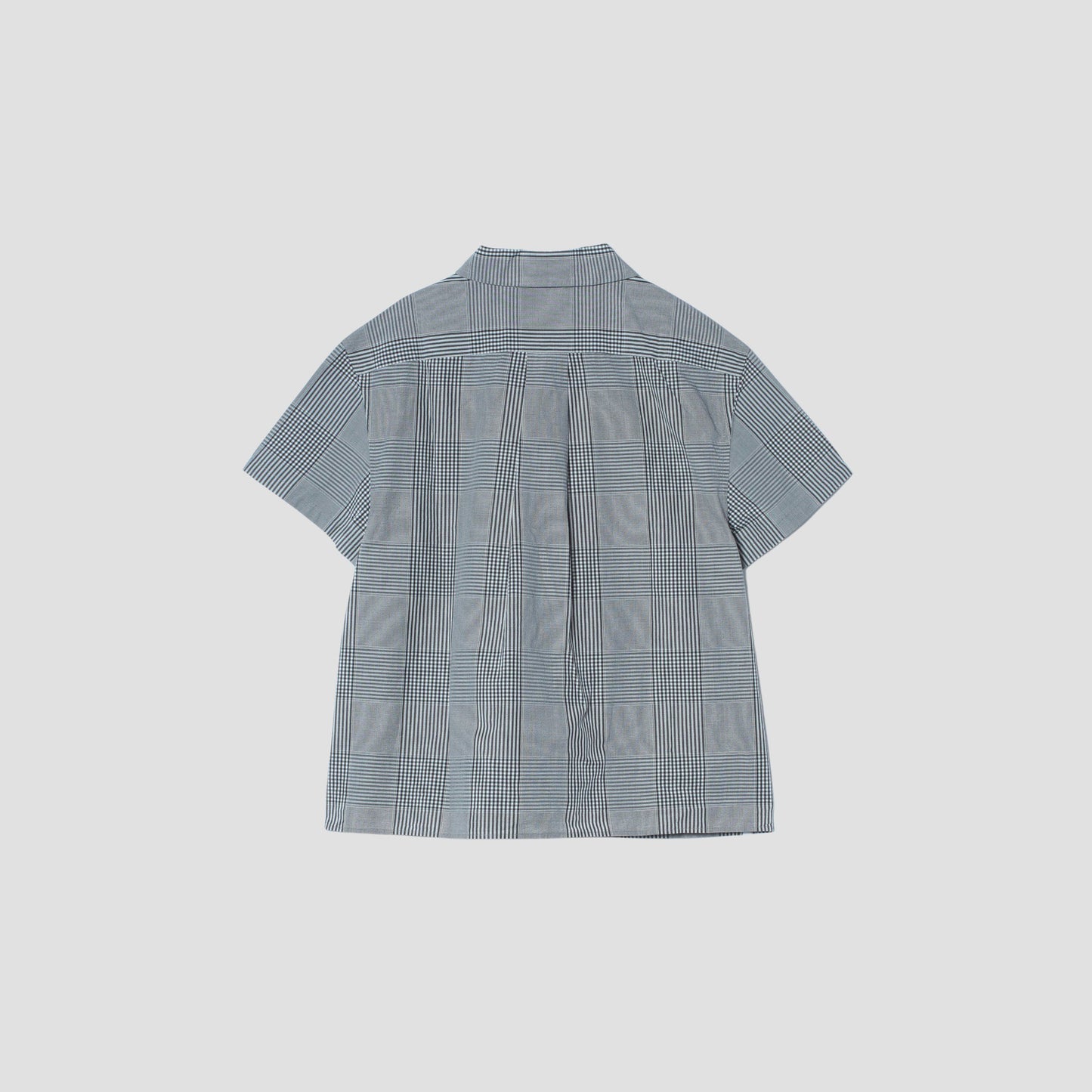 GINGHAM OVERCHECK COTTON SHIRT