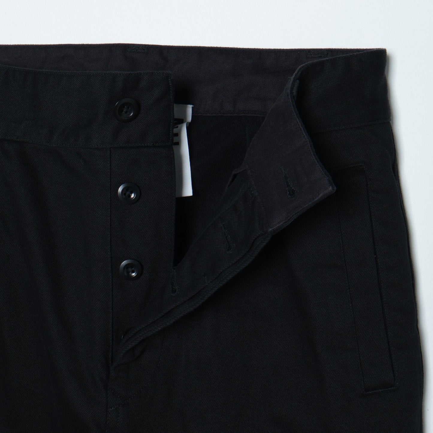 BRUSHED BACK COTTON TWILL TROUSERS