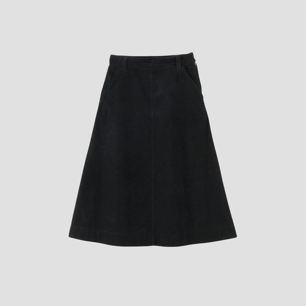 DRY COTTON NEEDLECORD SKIRT