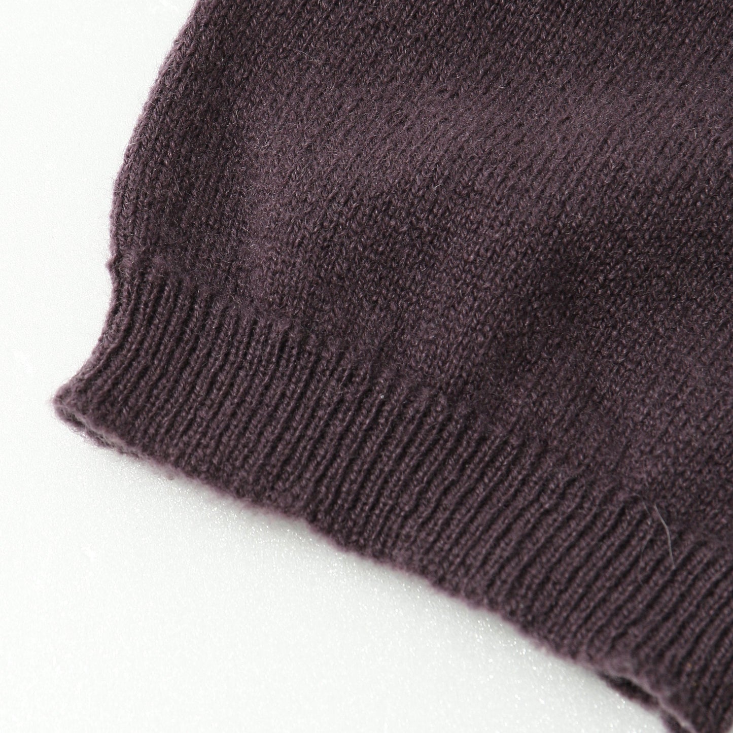 CASHMERE DEEP TRIM T-SHIRT KNIT