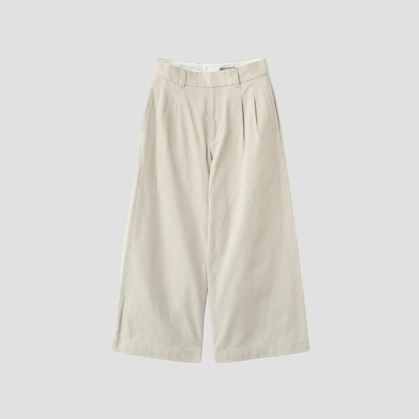COTTON TWILL TROUSERS