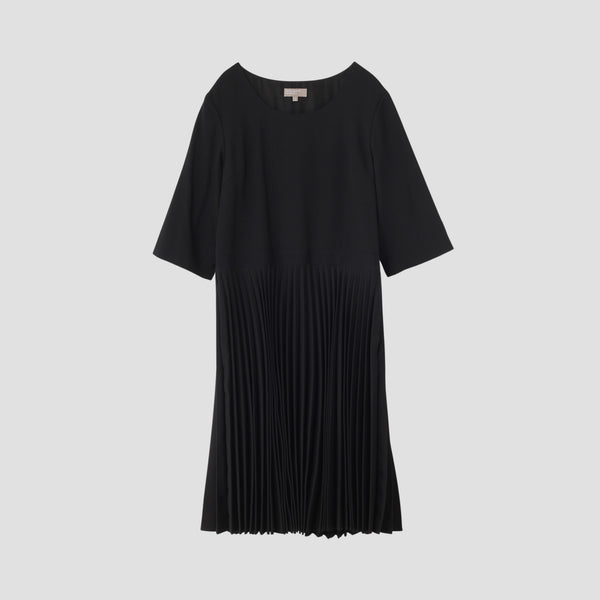FINE WOOL GABARDINE DRESS