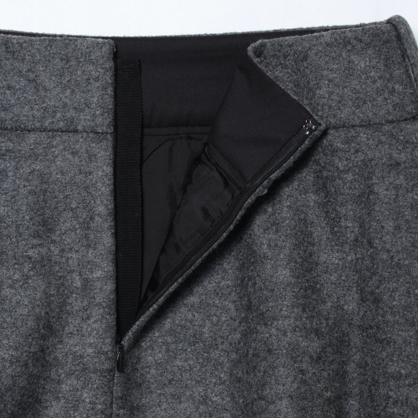 FELTED WOOL JERSEY SKIRT