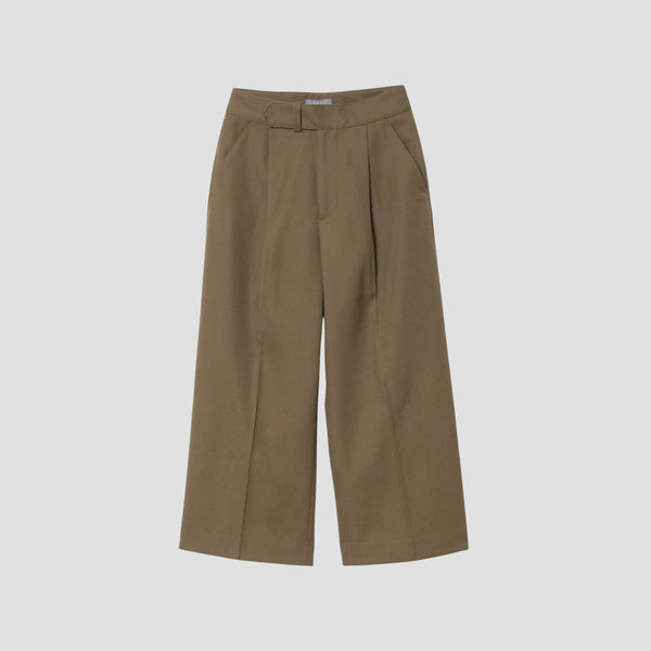 WOOL GABARDINE TROUSERS