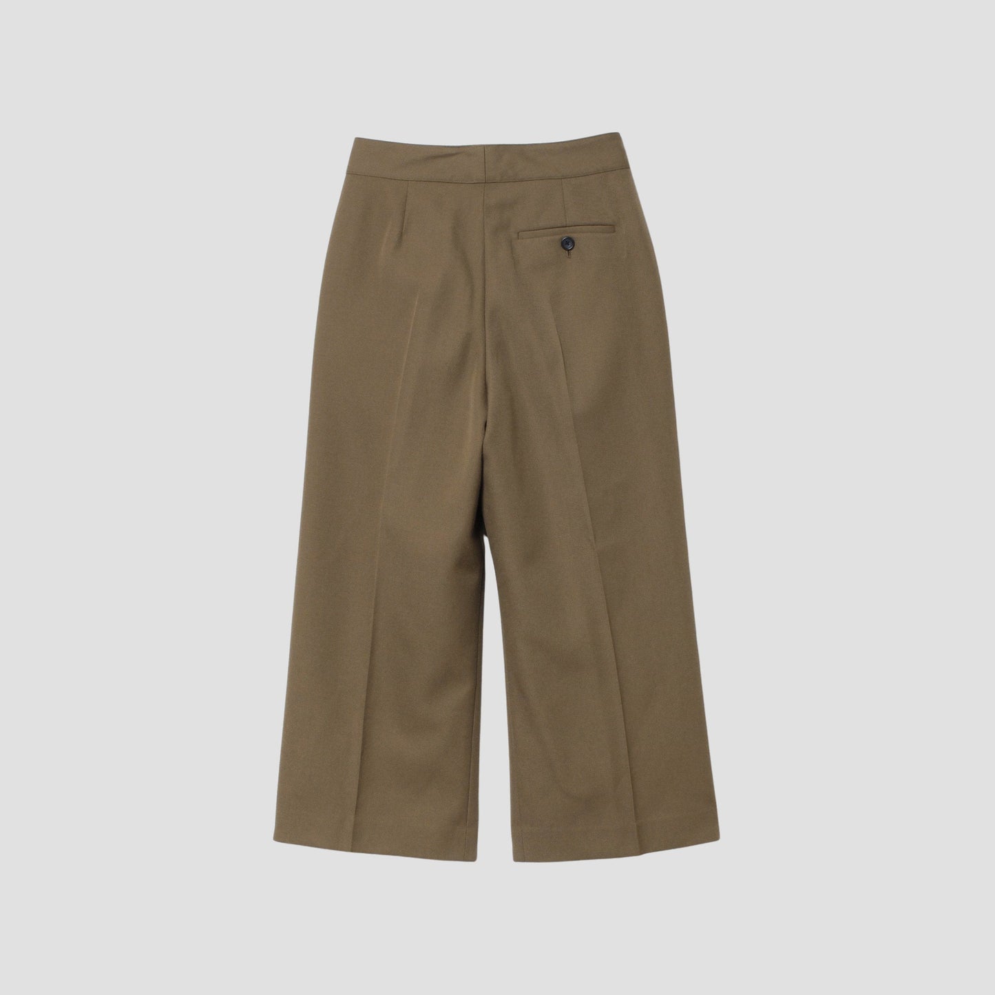 WOOL GABARDINE TROUSERS