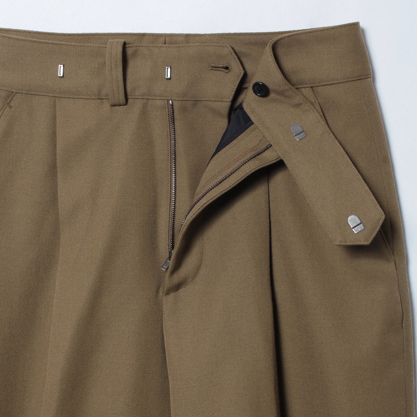 WOOL GABARDINE TROUSERS