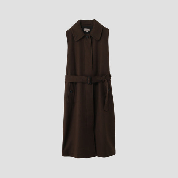 DRY WOOL TWILL DRESS