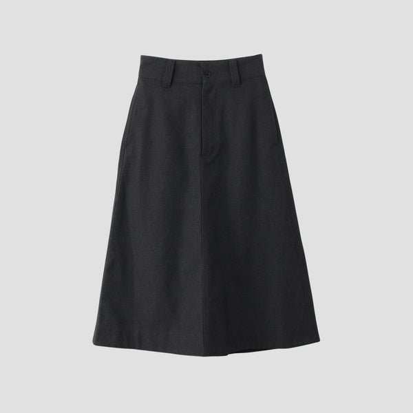 WOOL COTTON DRILL SKIRT