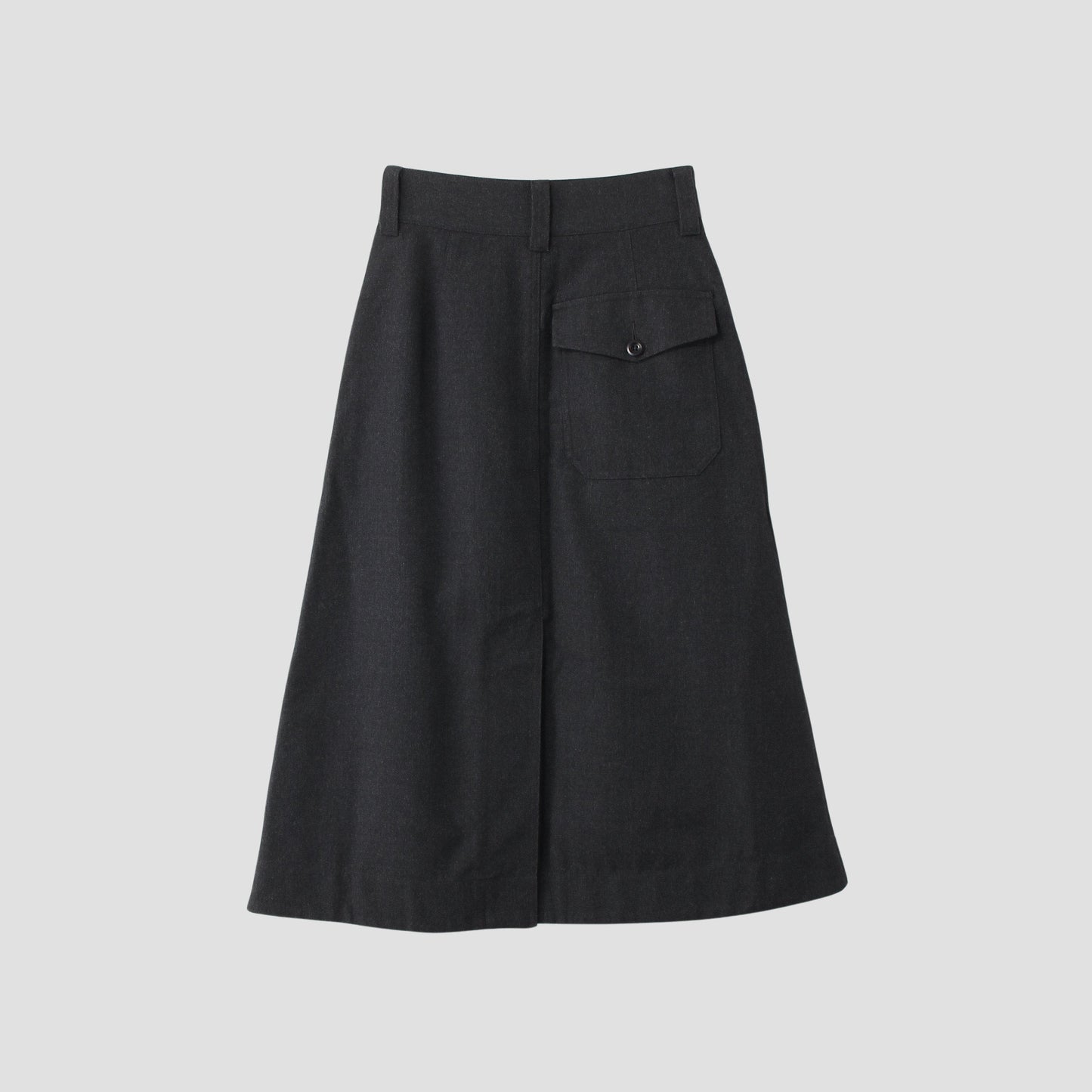 WOOL COTTON DRILL SKIRT