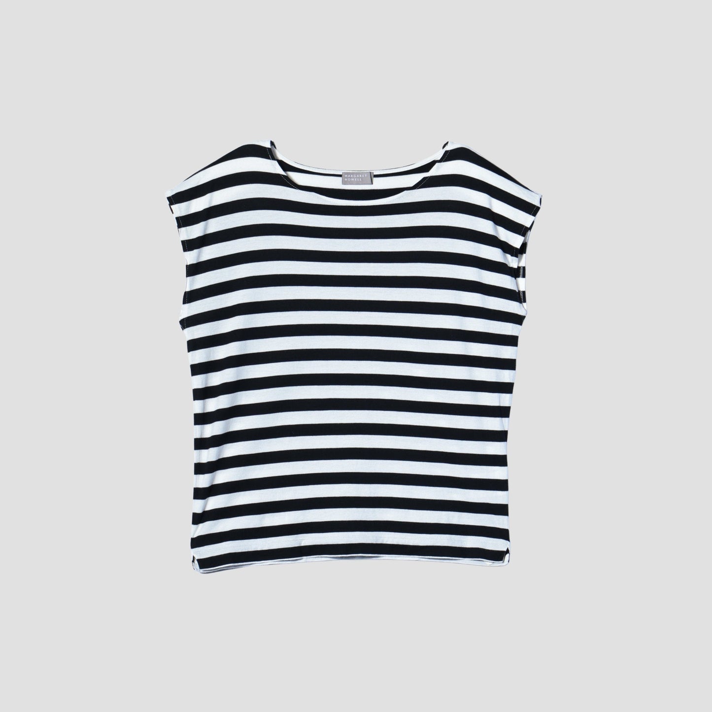 WIDE STRIPE COTTON JERSEY