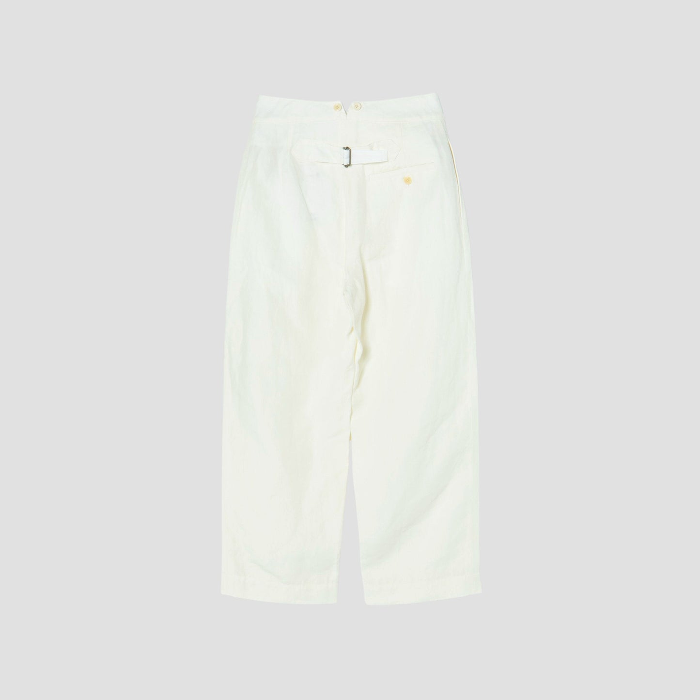 MATT LINEN POPLIN TROUSERS