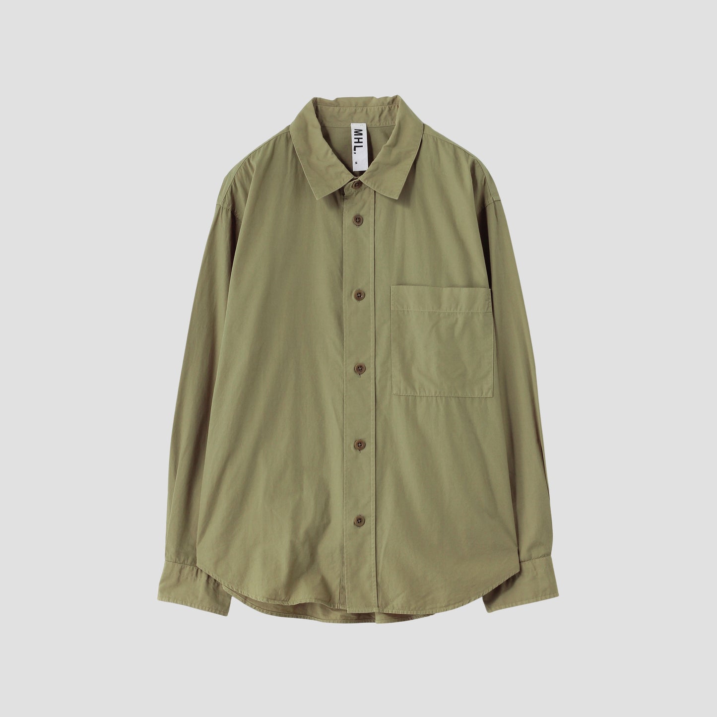 GARMENT DYE BASIC POPLIN SHIRT