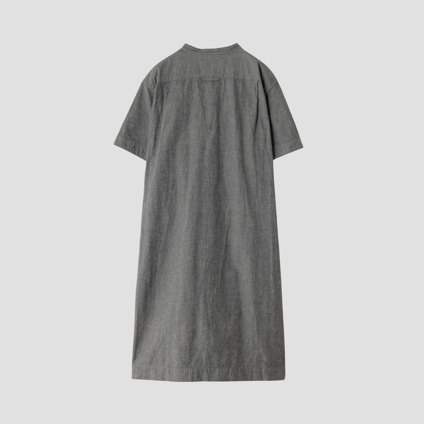 YARN DYE COTTON LINEN DRESS