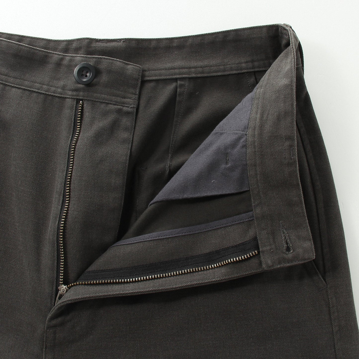 BRUSHED COTTON DRILL TROUSERS