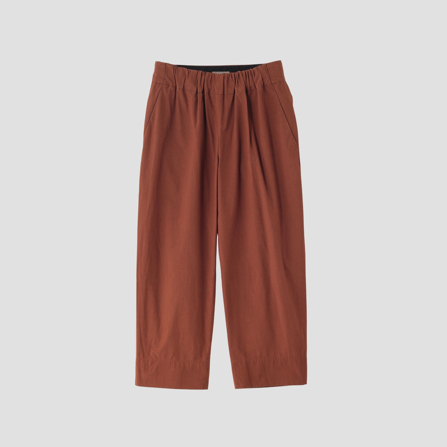 PLAIN COTTON SILK TROUSERS