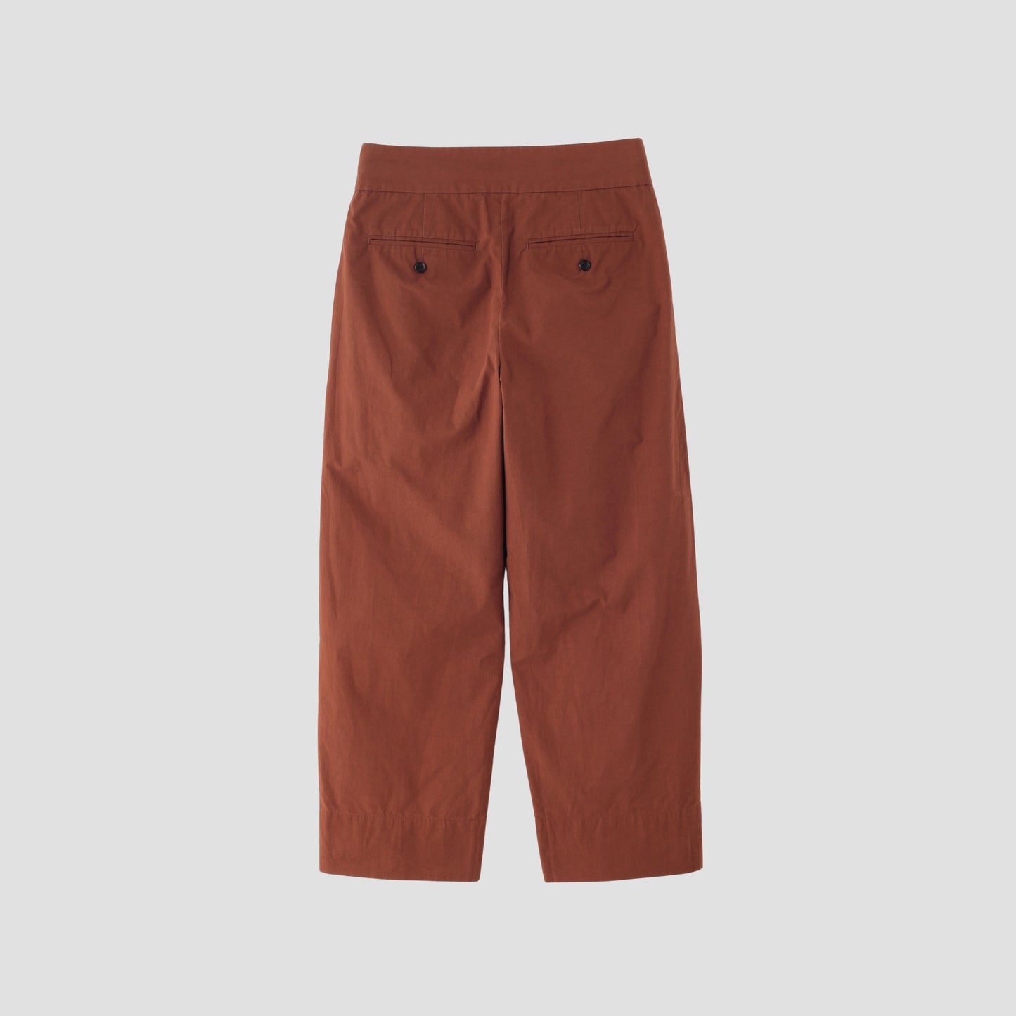 PLAIN COTTON SILK TROUSERS