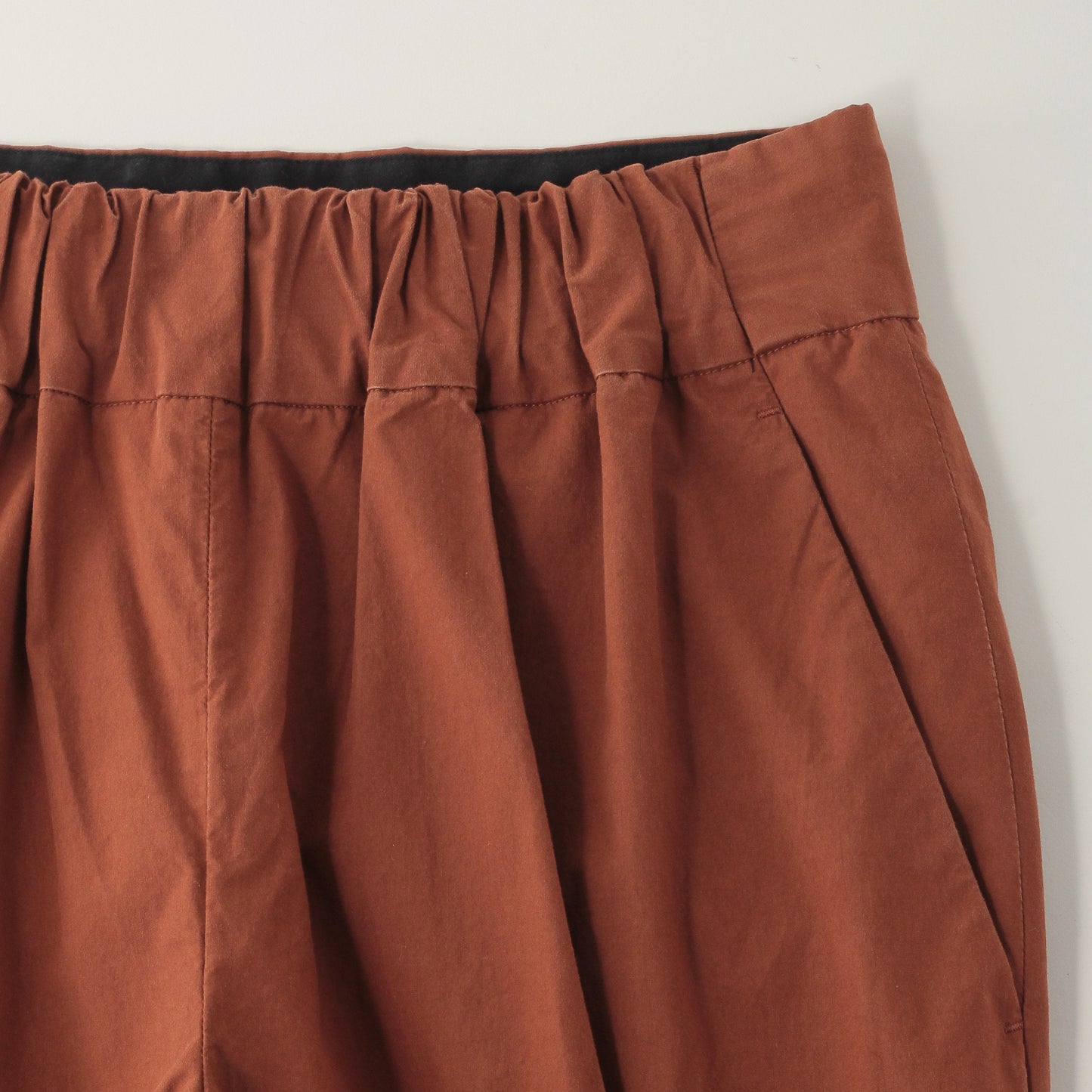 PLAIN COTTON SILK TROUSERS