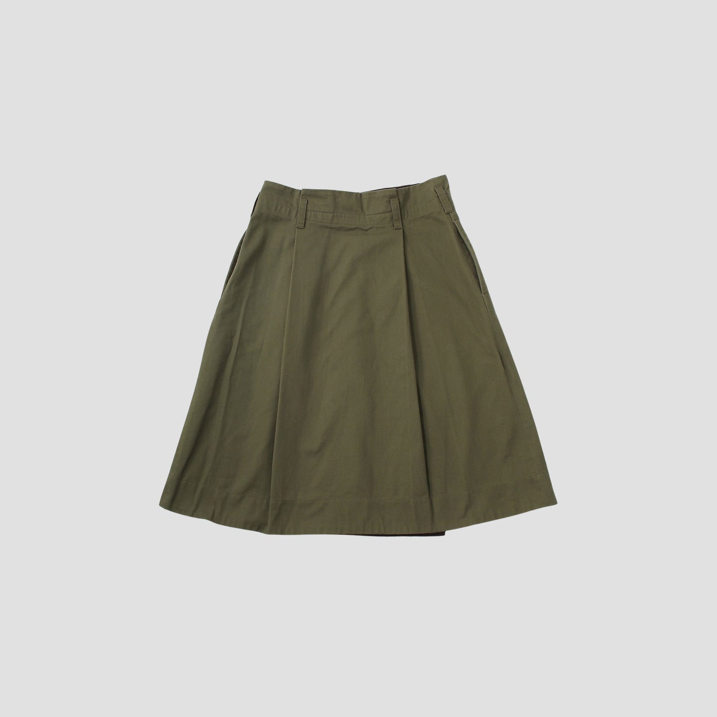 SOFT COTTON TWILL SKIRT