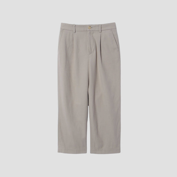 BRUSHED COTTON WOOL TROUSERS