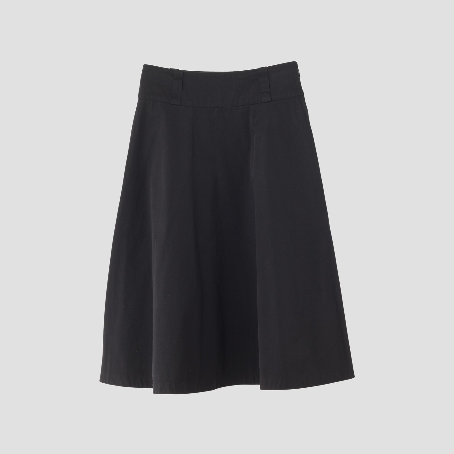 DENSE FINE COTTON TWILL SKIRT