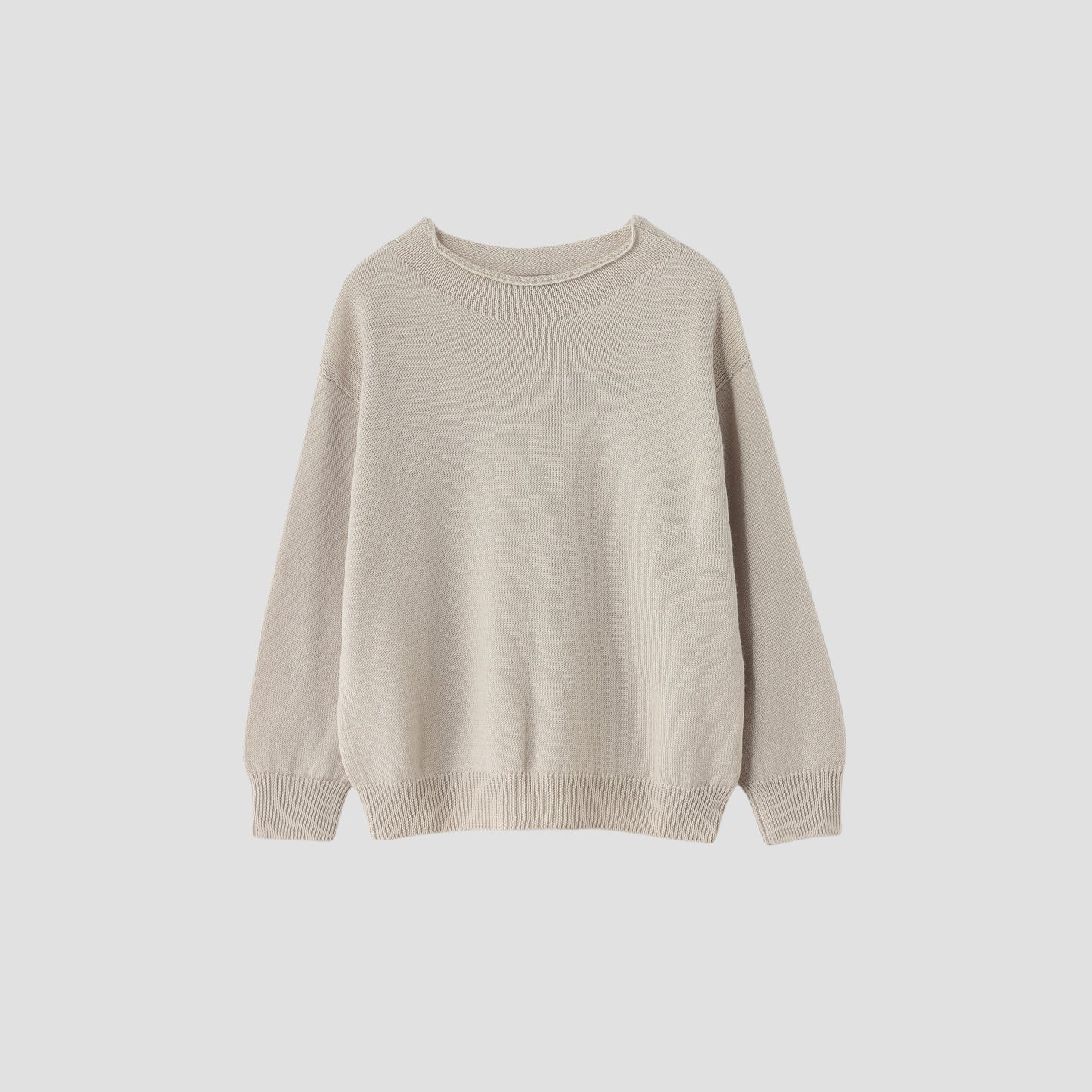 WOOL LINEN JUMPER KNIT